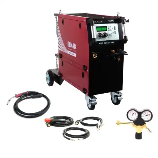 ELMAG Multifunktions-Schweißinverter M3S 2060T 4XL / ECO-SET - "Multi Line", MIG/MAG, MMA, WIG Mega-Angebot