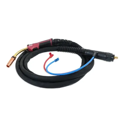 Zertifiziert ELMAG Schlauchpaket "wassergekühlt" - MBC 501W/4m, DØ 1,2mm (500A CO2/450A Mischgas M21 @ 100% ED)
