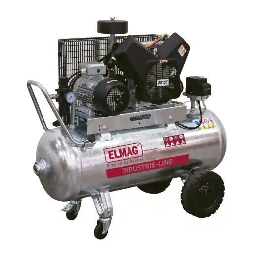 ELMAG Kompressor INDUSTRIE-LINE "ÖLFREI" - IL 640/10/200 D "verzinkt" Preis Gesenkt