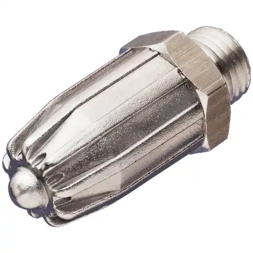 Markenprodukt ELMAG Sicherheits- und Geräuschdämpferdüse "blowstar" - Zinkdruckguß/Alu, für Ausblaspistolen