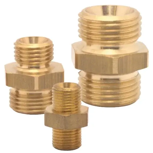 ELMAG Doppelnippel - AG 1/4" x AG 1/2", Messing Top-Seller