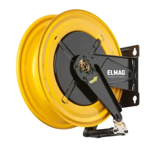 ELMAG INDUSTRIE Schlauchaufroller "270/10" - ohne Schlauch - für Druckluft u. Wasser 70°C, 20bar Highlight