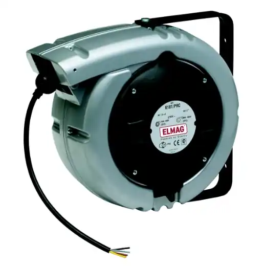 Nur Für Kurze Zeit ELMAG Autom. Kabelaufroller ZECA - 6186/PRC/IP65 RNF, 20+2 Meter, 3x1,5mm²