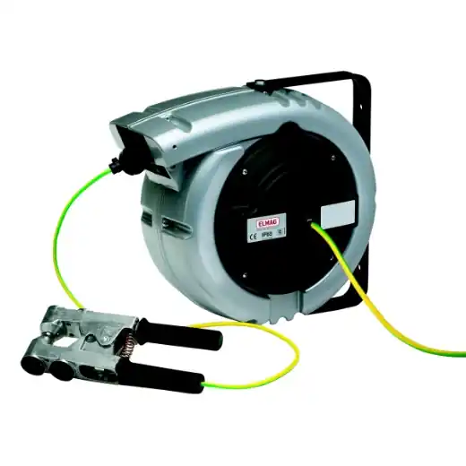 ELMAG Autom. Kabelaufroller ZECA - 6195/PRC/IP65, 22+2 Meter, 1x6mm² Preisknaller