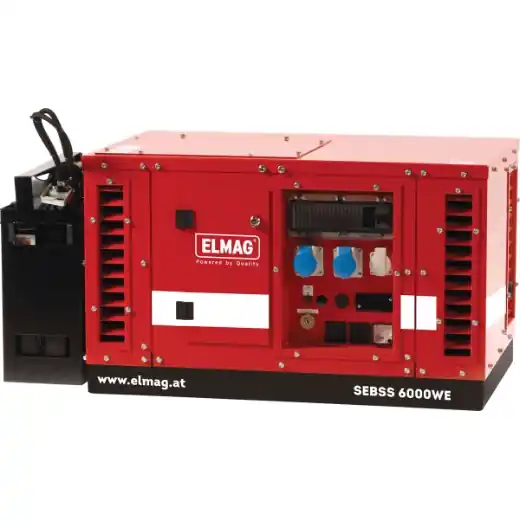 Online Kaufen ELMAG Stromerzeuger SEBSS 12000WE-AVR-DSE3110 - mit HONDA-Motor GX690 mit Wechseltank