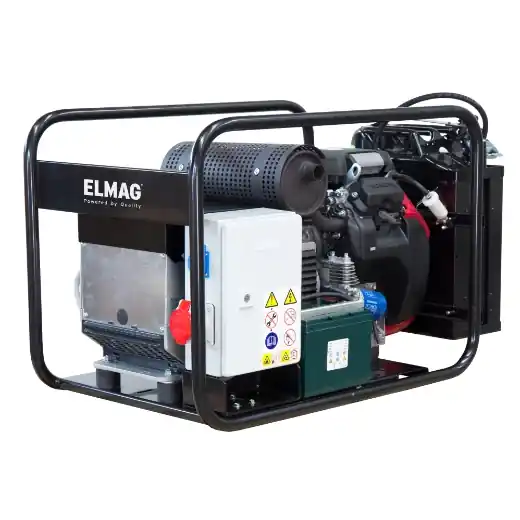 Bestpreis ELMAG Stromerzeuger SEB 13500WDE-AVR - mit HONDA-Motor GX630 mit Wechseltank, Elektrostart