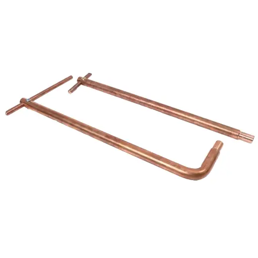Neu Im Sortiment ELMAG CU-Elektrodenarme inkl. Ø 12mm Elektroden, L=500mm - H=220mm, Aufnahme Ø 18mm, Mod. 7407