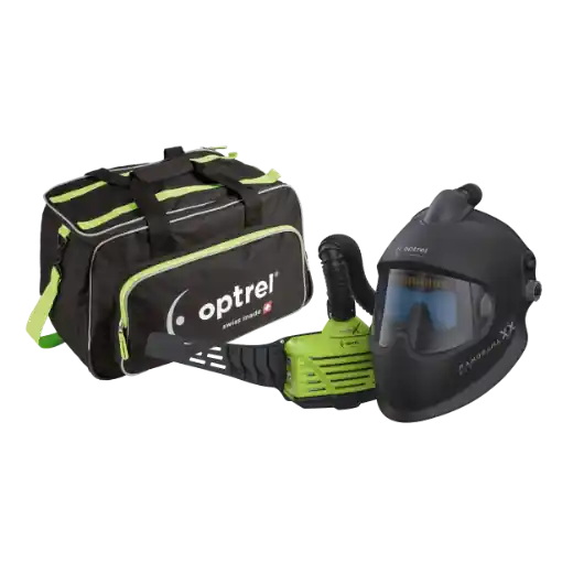 ELMAG "Optrel®" e3000X mit panoramaxx CLT -TC (4550.580) - Automatik Schweißhelm in schwarz Neue Kollektion