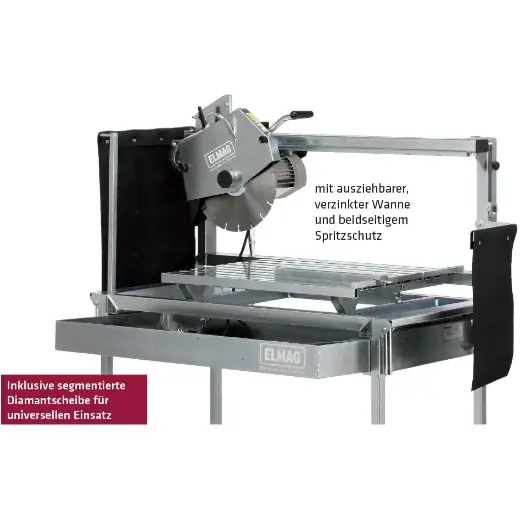 Online Kaufen ELMAG Steintrennmaschine (inkl. Dia) - STM 1050/350, 230 Volt