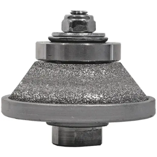 Geprüft ELMAG Diamant-Profilfräser Profiler PXE - r=5, M14 - "vacuum- brazed", Fase (grit 2)