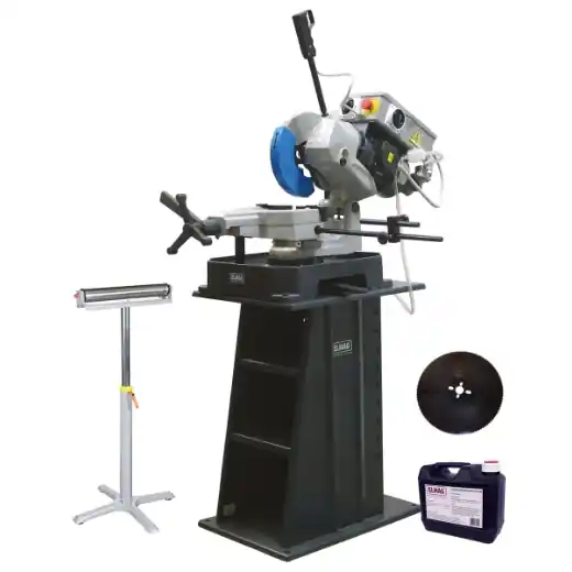 Neue Ware ELMAG MKS 250 RLSS-N inkl. Universal-Sockel, Materialständer, Sägeblatt HSS/DMo5