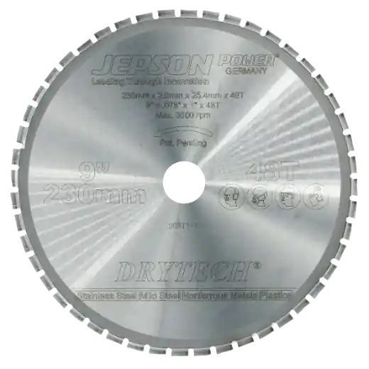 ELMAG Jepson Power HM-Sägeblatt - THT 230x2,0x25,4 mm, 60 Zähne für HAND DRY CUTTER 8230 (für ALU) Sichere Zahlung