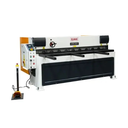 Billig ELMAG Mechanische Tafelblechschere - Mod. LRGM 2550-2,5mm -manueller Hinteranschlag