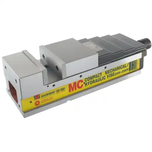 Billig ELMAG CNC Hydraulikschraubstock - Modell HP 100 V Spannkraft 36 KN