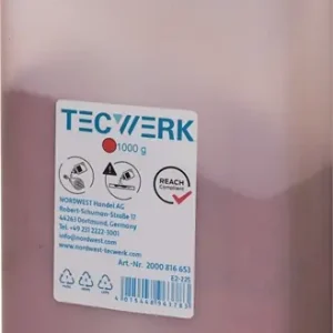 Begrenztes Angebot Schlagschnurkreide 1000g rot Ku.-Flasche TECWERK
