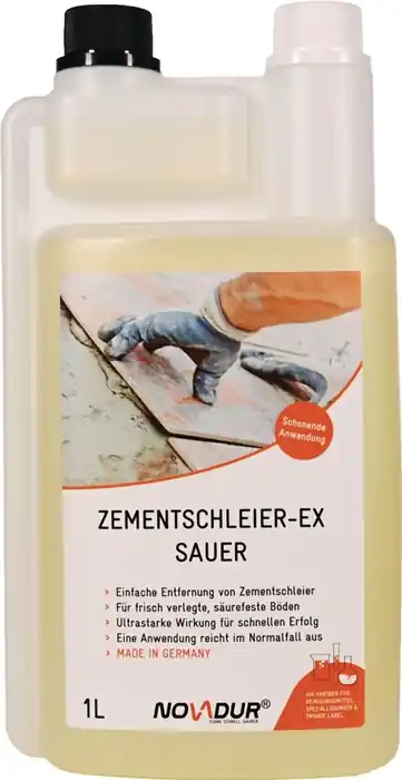 Ausverkauf Zementschleier-Ex Sauer 1l Flasche NOVADUR VE: 12 Stück