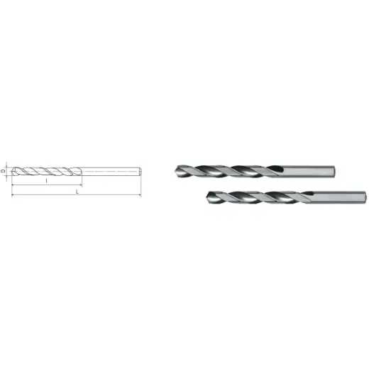 Zertifiziert ELMAG HSS-Spiralbohrer DIN 338 - Typ N