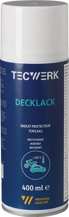 Decklack mattschwarz 400ml Spraydose TECWERK VE: 12 Stück Top-Seller