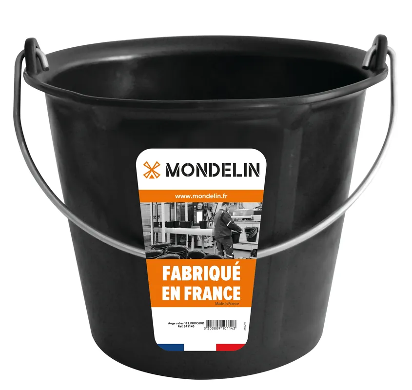 Neuheit MONDELIN Baueimer – 12 L – 6,8 mm Drahtstärke – Robust & flexibel