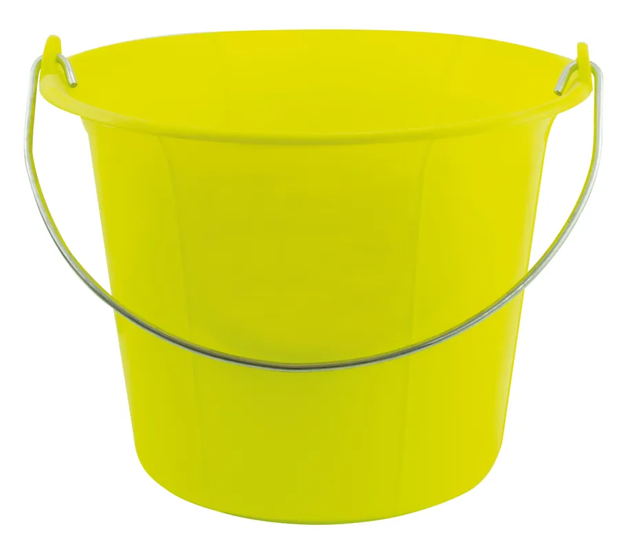 MONDELIN Kunststoffeimer – 11 L – Flexibel & leicht – Praktisch für Haushalt & Garten – Gelb Nur Heute