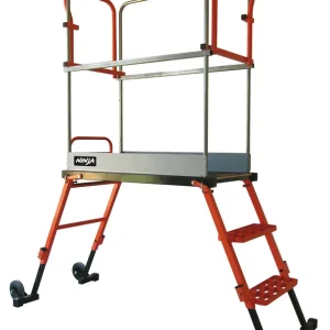 Sichere Zahlung MONDELIN Universalplattform Ninja – Leicht & rollbar – Verstellbar: 7 Höhen – Breite Plattform 93 cm