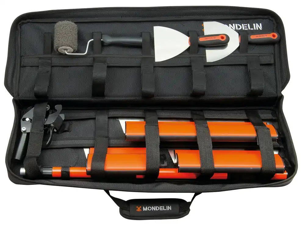 Günstig MONDELIN Textil-Tasche Ergolame Fugenband – Inkl. Klingen & Zubehör – Leicht, tragbar & waschbar