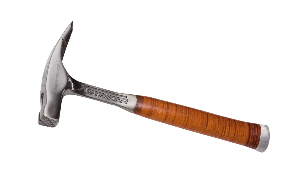 Markenprodukt PEDDINGHAUS Latthammer – 965 g – Ledergriff – Ganzstahl geschmiedet, magnetisch, GS geprüft