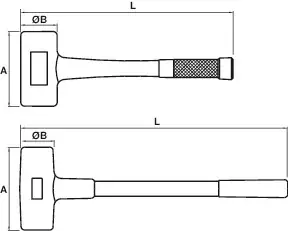 PEDDINGHAUS Schonhammer rückschlagfrei – 860 g – Temperaturbeständig -20° bis +90°C Sofort Bestellen