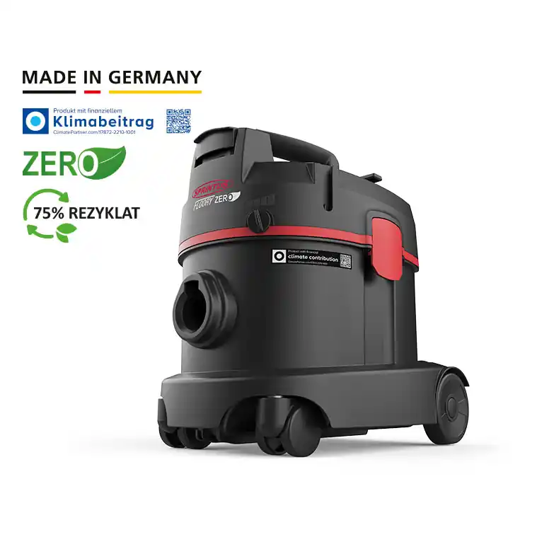 Zertifiziert SPRiNTUS Trockensauger Floory ZERO - 700 W - 38l/s - 210mbar - 11l