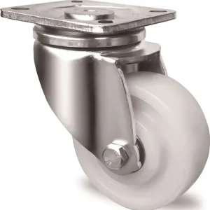 Preisreduziert Schwerlast-Lenkrolle D.125mm Trgf.700kg Ku.Platte L100xB85mm Farbe Rl.weiß TW