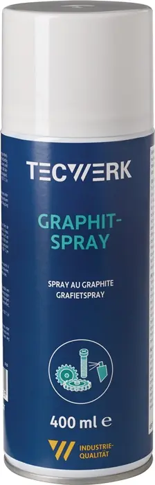 Markenware Graphitspray 400ml Spraydose TECWERK VE: 12 Stück