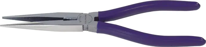 Flachrundzange L.200mm pol.ger.Ku.-Überzug TECWERK Günstig