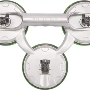 Garantierte Lieferung Saugheber Trgf.100kg Kopf-D.118mm 3 Köpfe Alu TECWERK