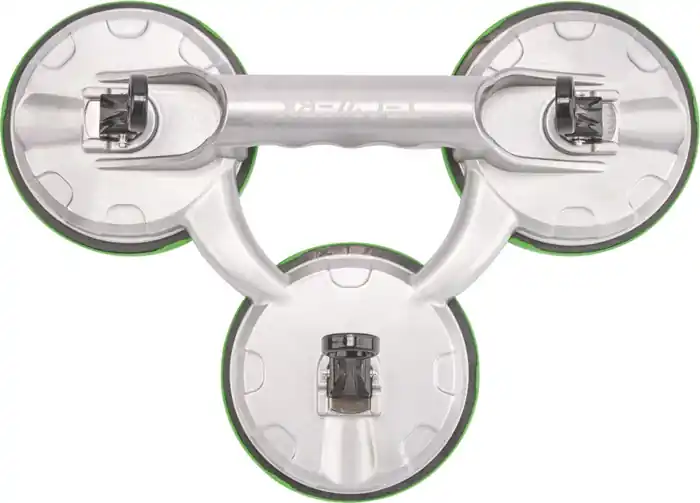 Garantierte Lieferung Saugheber Trgf.100kg Kopf-D.118mm 3 Köpfe Alu TECWERK