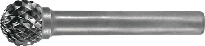 Knallerangebot Frässtift KUD D.10mm Kopf-L.9mm Schaft-D.6mm HM Verz.Kreuz TECWERK
