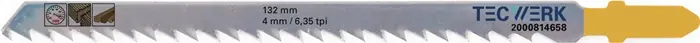 Finale Aktion Stichsägeblatt Gesamt-L.132mm Zahnt.4mm S.1,27mm HCS 5 St./Karte TECWERK