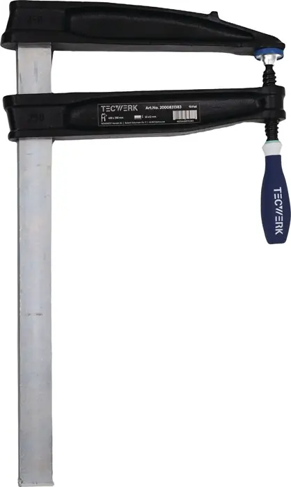 Top-Preis Tiefspannschraubzwinge Spann-W.600mm A.300mm 3K-Griff 45x12mm TECWERK