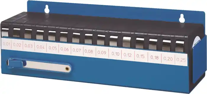 Nur Heute Fühlerlehrenbandset 0,01-0,25mm INOX L.5m B.12,7mm TECWERK