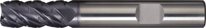 Highlight Schaftfräser DIN 6527L Typ NF-UNI D.16mm VHM TiAlN 45Grad HB Z.4 lang TECWERK