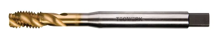 Maschinengewindebohrer DIN 371C M4x0,7mm HSS-Co TiN 6H TECWERK Neue Kollektion