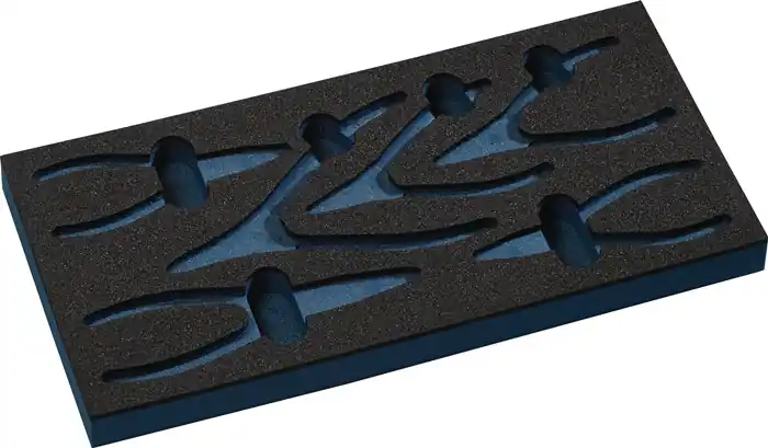 Werkzeugmodul Leereinlage 1/3-Modul 2000 871 241 6-tlg.TECWERK Top-Seller
