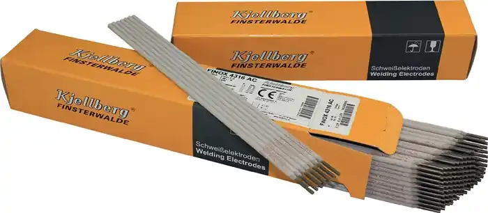 Neu Stabelektrode FINOX 4316 AC E 19 9 L R 12 2,5x300mm hochlegiert KJELLBERG VE: 3.8 Kilogramm