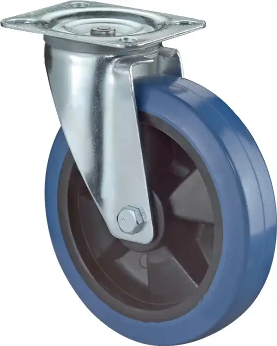 Begrenztes Angebot Lenkrolle D.160mm Trgf.300kg Ku.Platte L135xB110mm BS ROLLEN