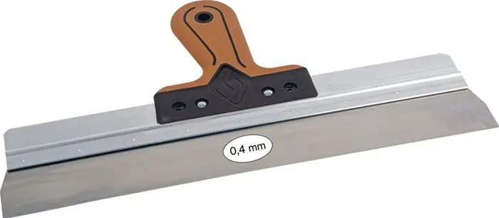 Beliebt Flächendekorspachtel Pure B.480mm Ledergriff Edelstahlblatt 0,4mm Super Prof