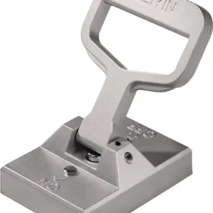 Plattenmagnet L140xB140xH28mm m.Handgriff u.Abdruckbolzen Gesamt-H.180mm 1 kN Finale Aktion