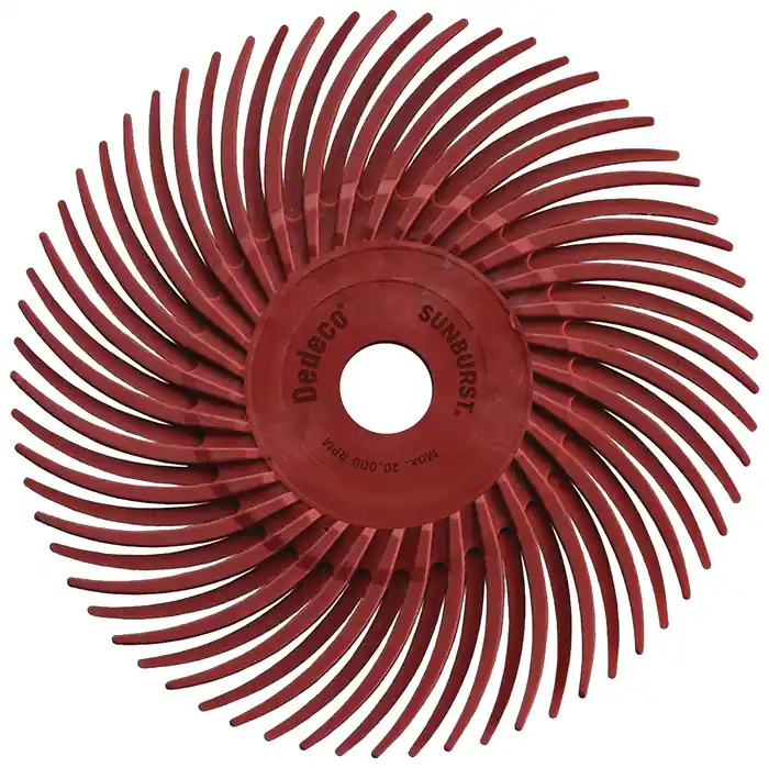 Highlight Radialbürstenscheibe PREMIUM SUNBURST D.9,53mm K.220 braun TYROLIT VE: 12 Stück