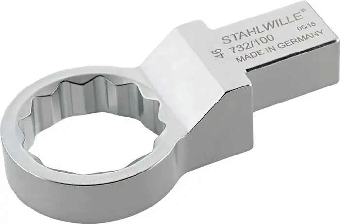 Expressversand Ring-Einsteckwerkzeug 732/100 SW 34mm 22x28mm CV-Stahl STAHLWILLE