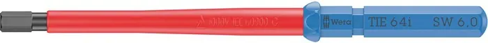 Wechselklingen KK VDE 64 i TiE SW 6mm L.157mm Hex-Plus Black Point 6-kant 9mm Echt