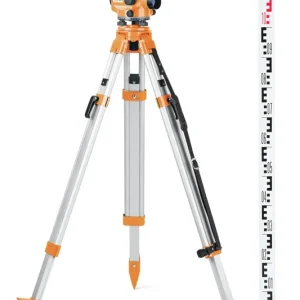 geo-FENNEL Automatisches Nivellier N 32-SET inkl. Stativ, Nivellierlatte und Koffer - 400 gon Neu