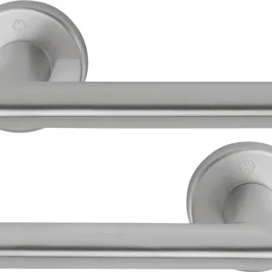 Drückergrt.Stock.1140/42VR Alu.F9 rd.o.DIN li.o.D/D HOPPE Markenprodukt